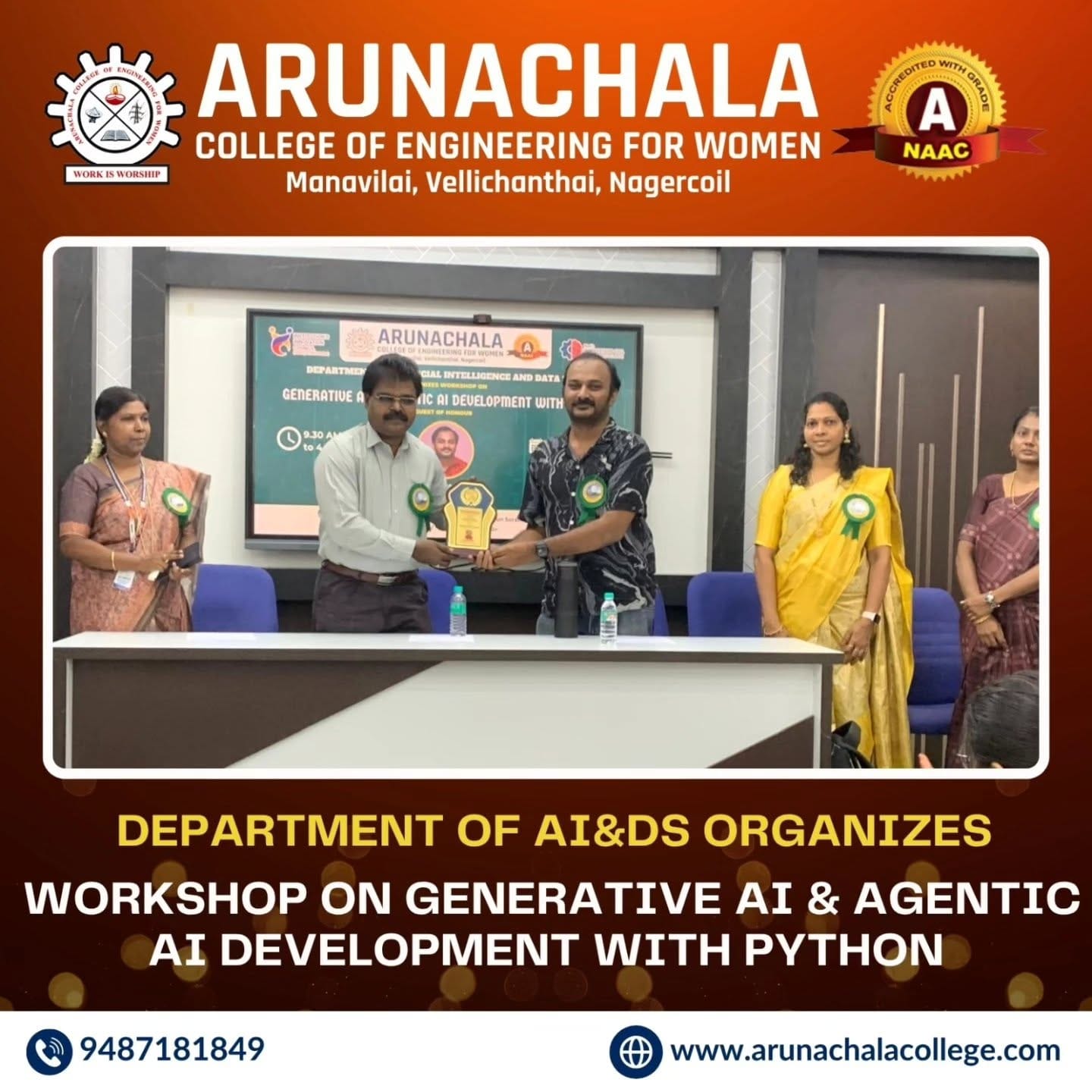 AI&DS Organizes a Workshop